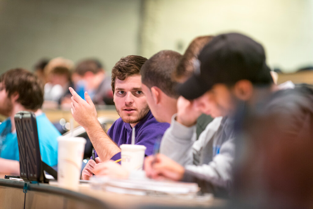students in class